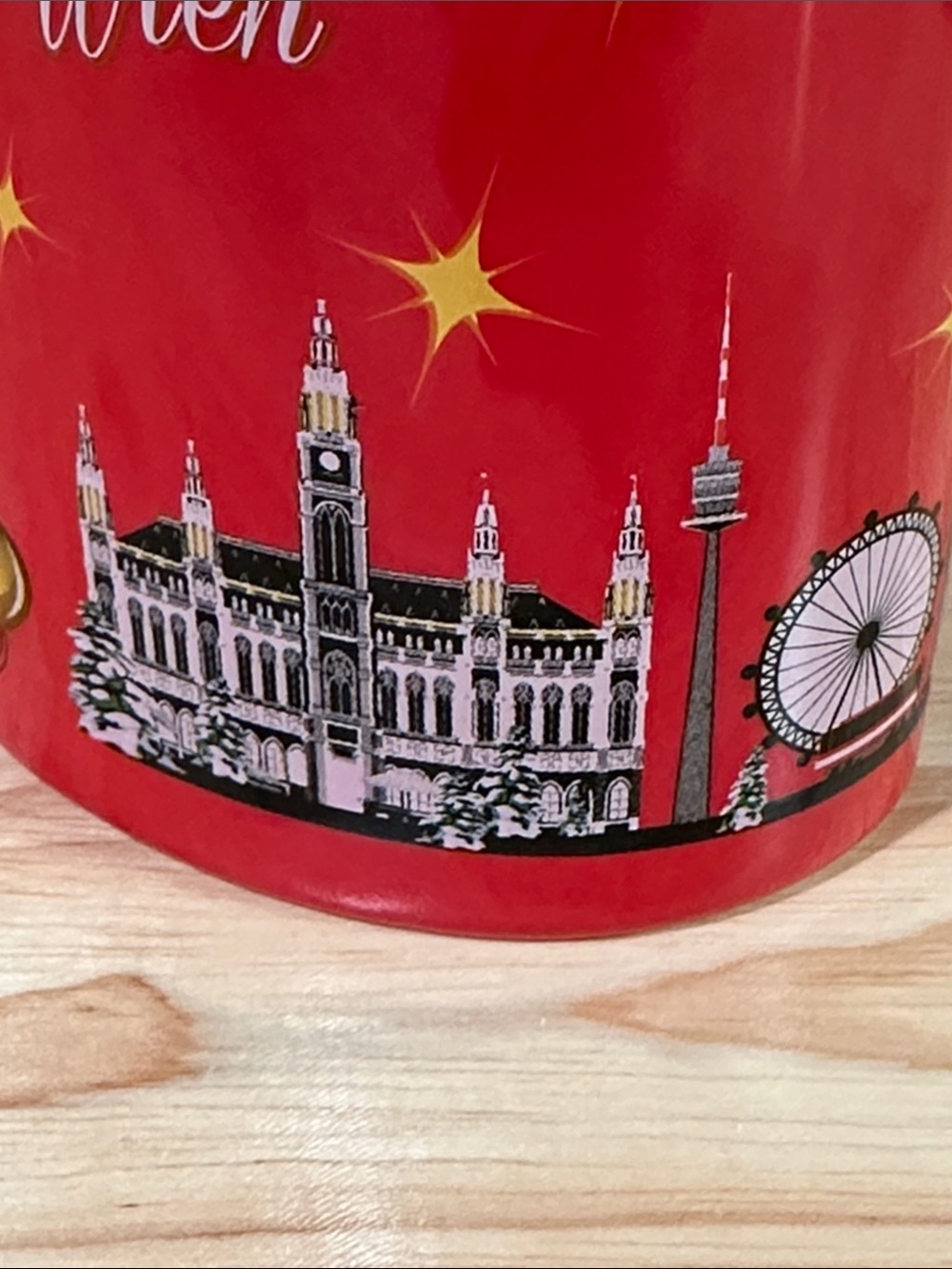 MOHABA Heart Shaped Collectible Mug from Vienna Christmas Market - Picture 8 of 11